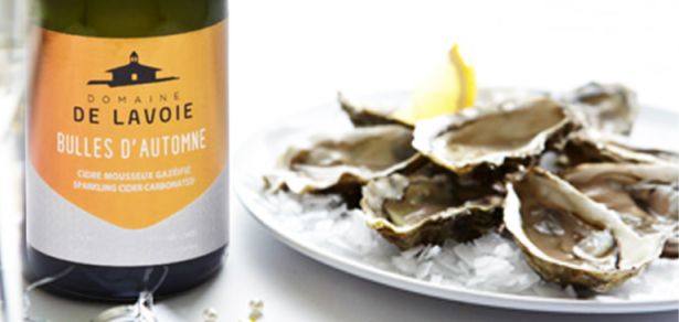 Ouvrir la nouvelle année avec des huîtres et le cidre mousseux du Domaine De Lavoie