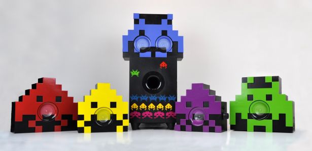 Des haut-parleurs inspirées de « Space Invaders »