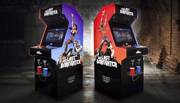 Gadget : une borne d'arcade qui sert de la bière au gagnant