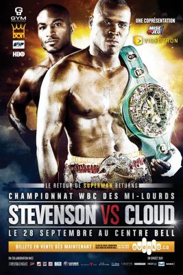 Stevenson vs Cloud le 28 septembre : aperçu de la carte avec l’ajout de Jean Pascal