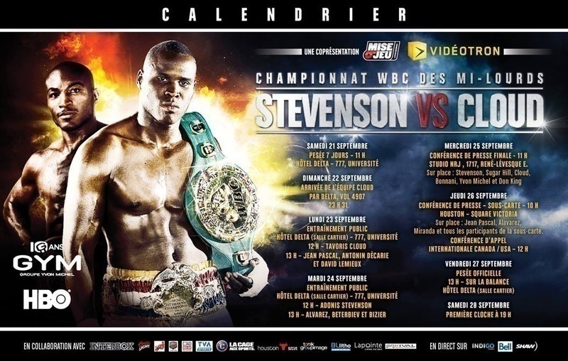 Boxe : Aperçu de l’événement Stevenson vs Cloud