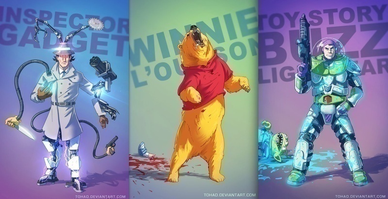11 héros de notre enfance version « badass »