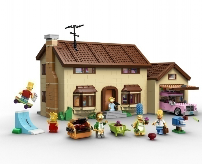 Un ensemble LEGO pour les Simpsons!