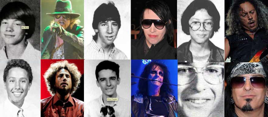 20 artistes qui ont radicalement changé de « look » depuis l&rsquo;école-2
