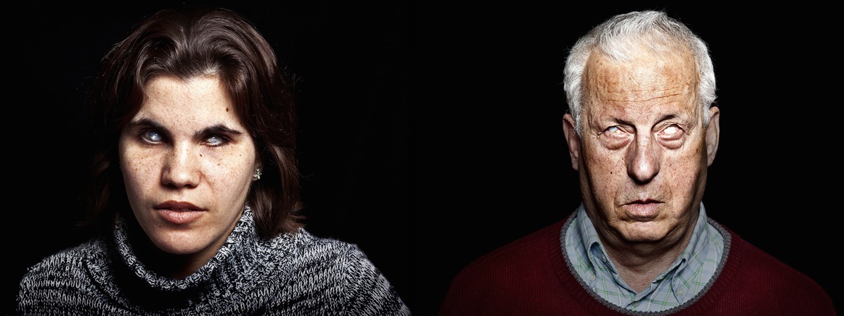 Fascinant : Il photographie le regard des aveugles