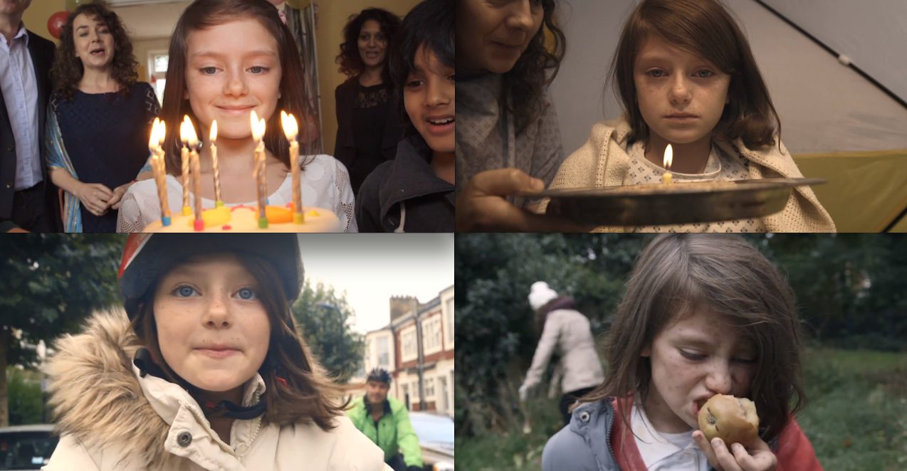 Émouvant : Regardez comment la vie de cette petite fille change brutalement en un an