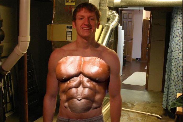 « Fail » : Ils s&rsquo;ajoutent des abdos avec Photoshop -2