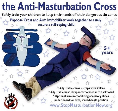 Vraiment? Pour empêcher votre enfant de jouer avec son corps!