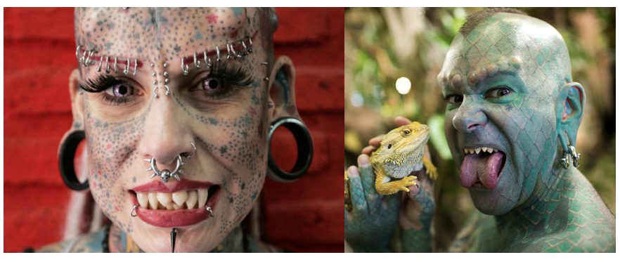 6 transformations corporelles invraisemblables… Ça fait peur !