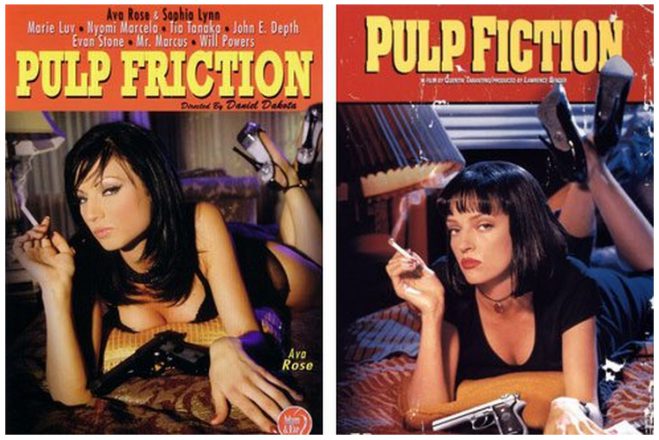 8 affiches de parodies XXX de films célèbres