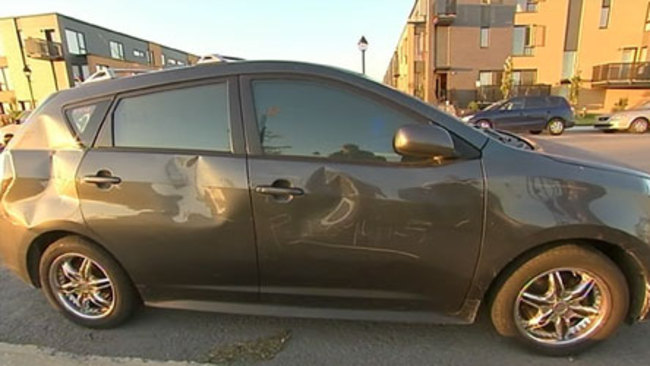 La voiture d’un présumé pédophile vandalisée