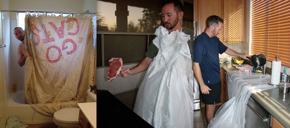 Humour : Il utilise la robe de mariage de son ex-femme de 101 façons différentes -2