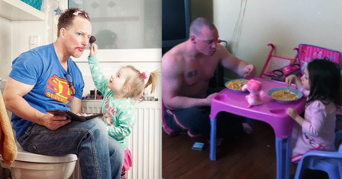 20 pères se « ridiculisent » pour faire plaisir à leurs enfants