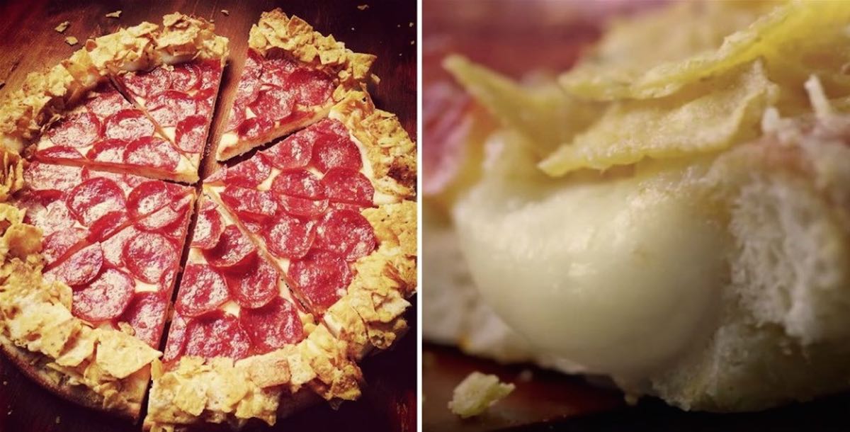 Miam? Pizza Hut lance une pizza avec une croûte aux Doritos!?