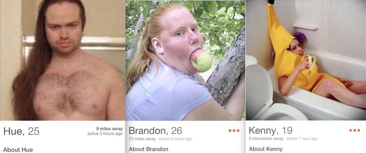 16 profils vraiment bizarres sur Tinder
