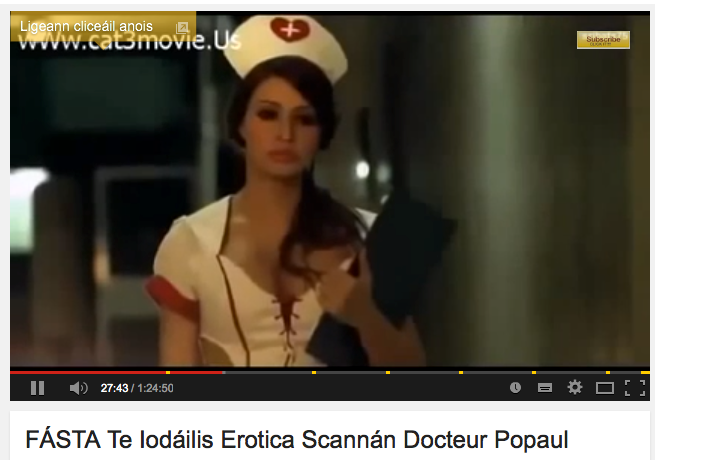 Des films pour adultes cachés dans YouTube