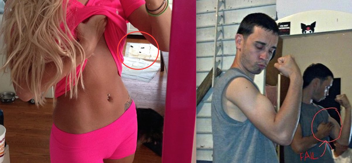 Regardez bien! Chacun de ces selfies cache un «fail» épique!