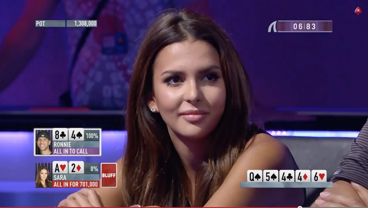 Miss Finlande bat un pro du Poker dans un match épique