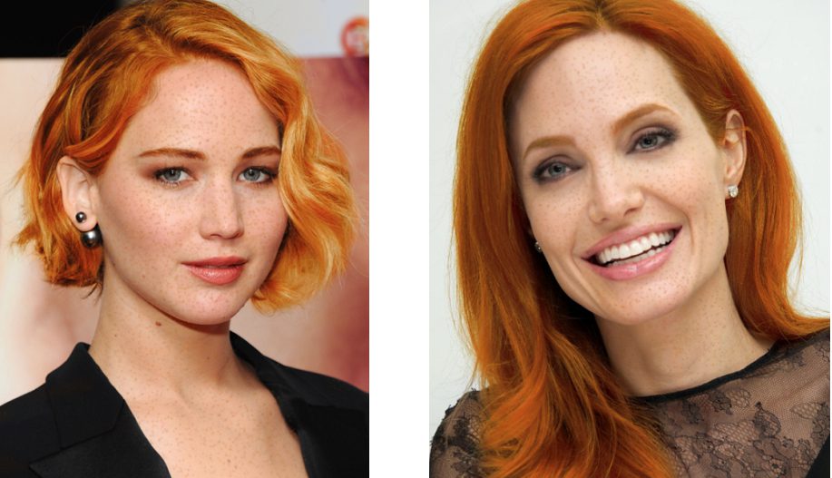 Hommage aux roux: 10 célébrités transformées en roux ou en rousses!