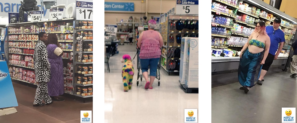 20 personnes qu&rsquo;on ne peut voir qu&rsquo;au WalMart. Pauvre WalMart&#8230;