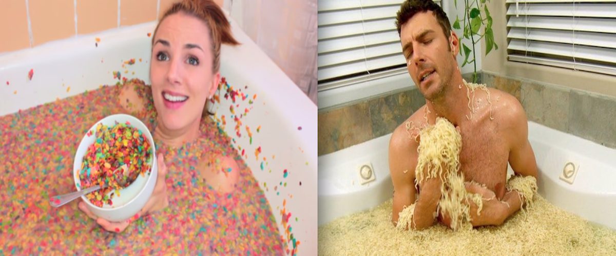 Hey boyyyy&#8230; Des photos dans un bain de nourriture?