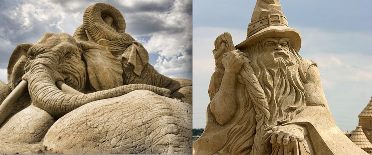 13 des sculptures de sable les plus impressionnantes!
