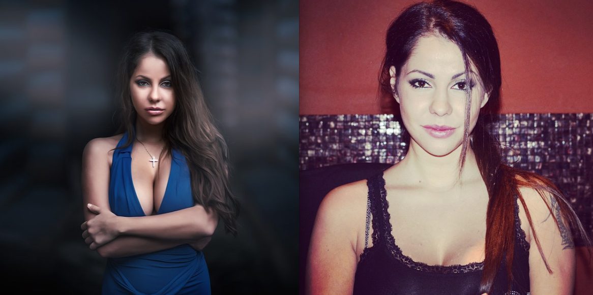 Blanches ou noires? Cette actrice adulte demande votre aide pour choisir ses prochaines bobettes!