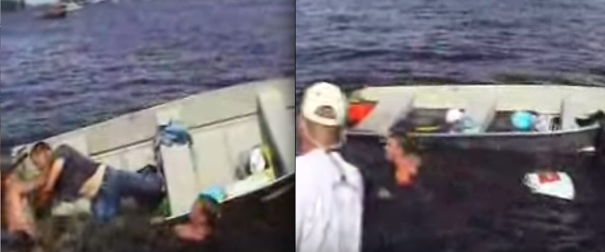 2 hommes se querellent sur un lac et c’est la chose la plus bizarre que vous aurez vue aujourd’hui