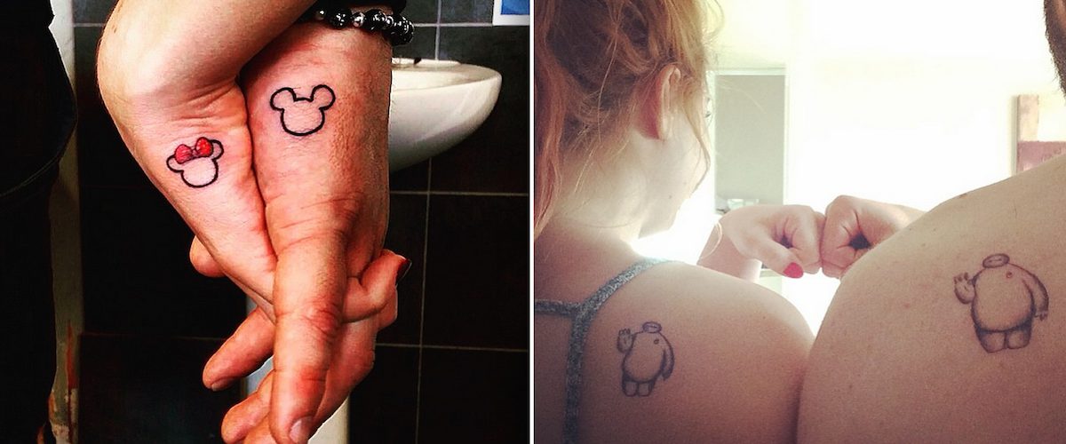 18 couples se font des tatouages inspirés de Disney! &#8211; 2