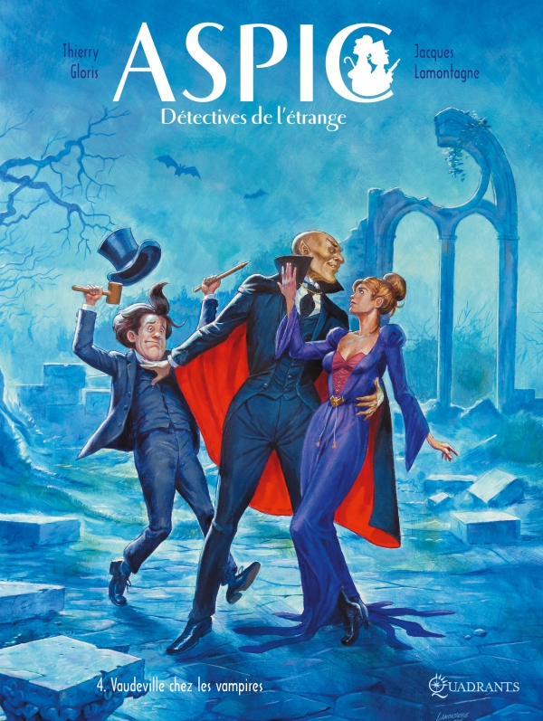 Critique BD: Aspic, détectives de l'étrange – Tome 4 – Vaudeville chez les vampires