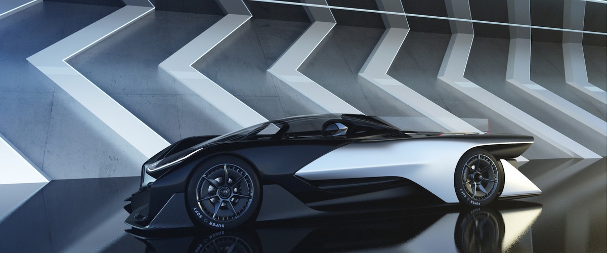 Voici la Faraday : une voiture électrique futuriste
