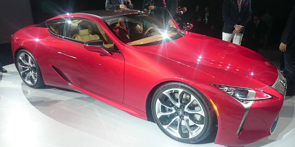La Lexus LC 500 officiellement présentée à Détroit