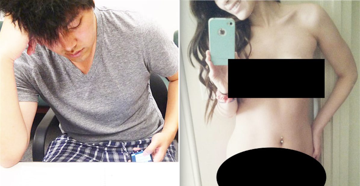 Ce gars regarde le téléphone de son coloc et y trouve des photos nues de sa propre blonde!