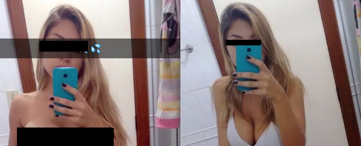 Il s’aperçoit que sa blonde est infidèle en découvrant qu’elle envoie ce genre de photos à des hommes