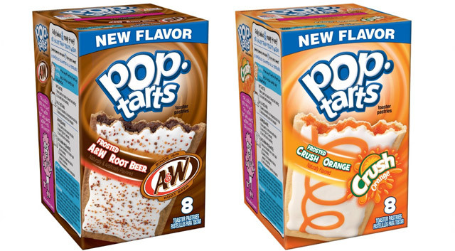 Miam! Des Pop-Tarts à la Root Beer de A&W et à l'Orange Crush!