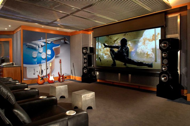 Les 20 cinémas maison de gars les plus cool! Tu seras jaloux! -2