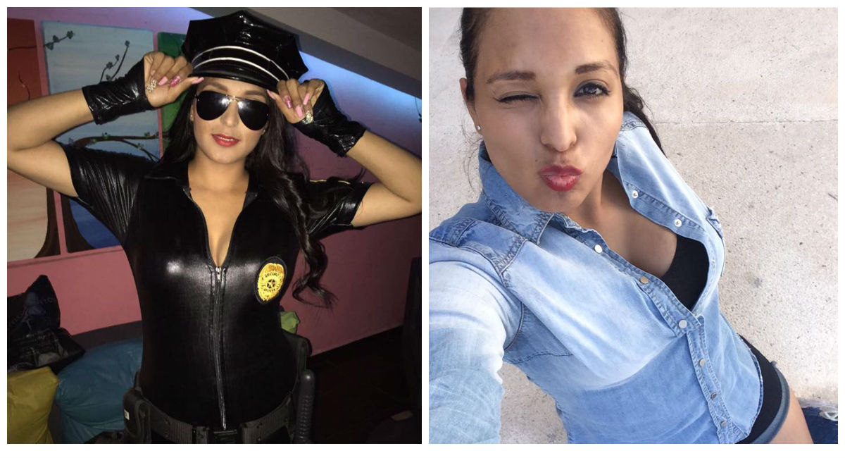 La policière arrêtée pour son selfie topless est maintenant stripteaseuse. Voici des photos.