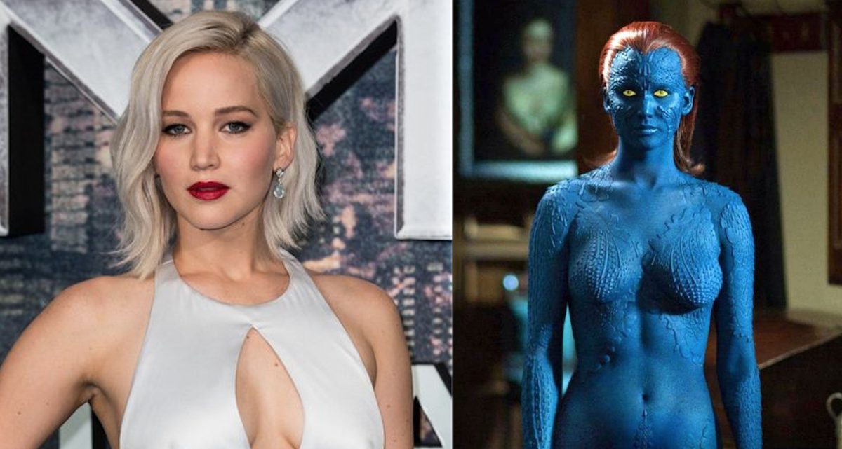 Jennifer Lawrence se confie sur son sexe dans son costume ultra serré dans le nouveau X-Men