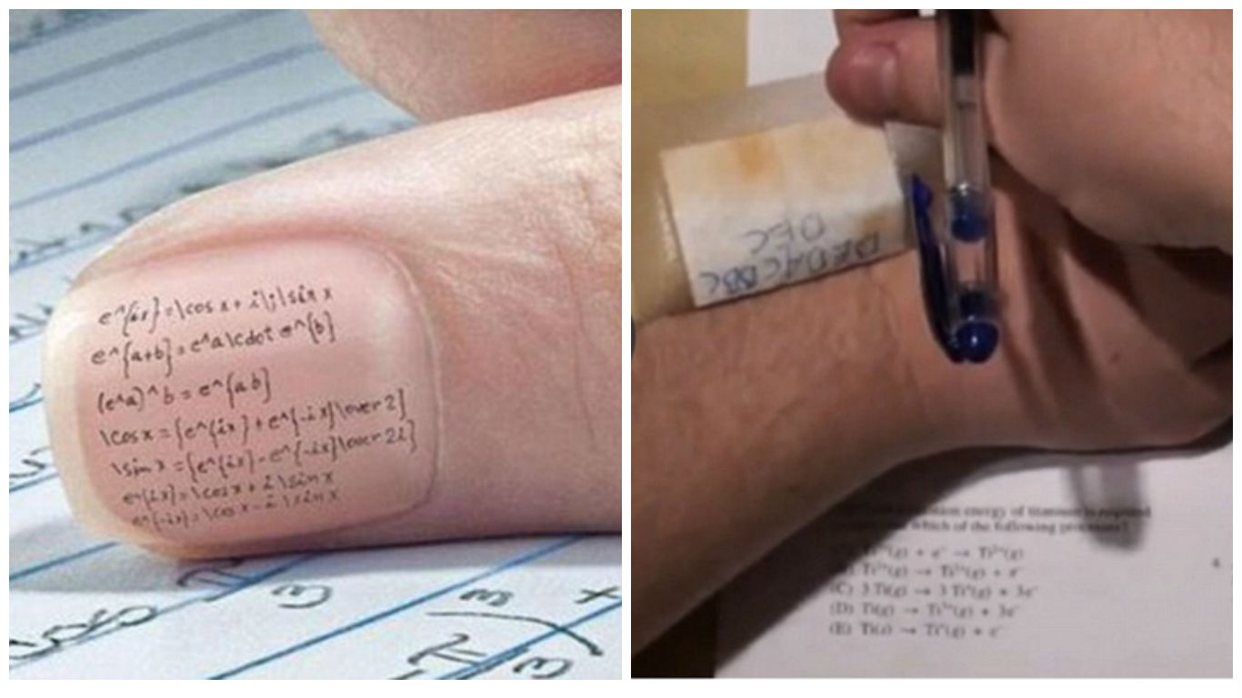 Les 10 façons les plus originales de tricher pendant un examen