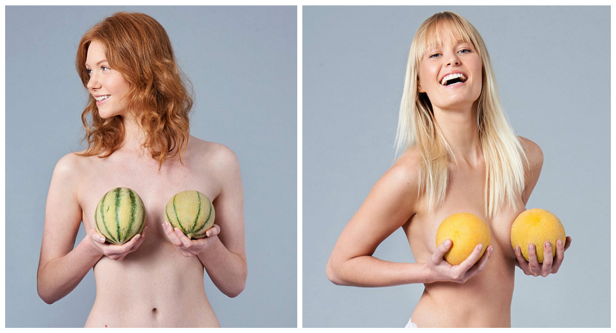 Melon, cantaloup, courge? De quelle forme sont les seins de votre blonde?
