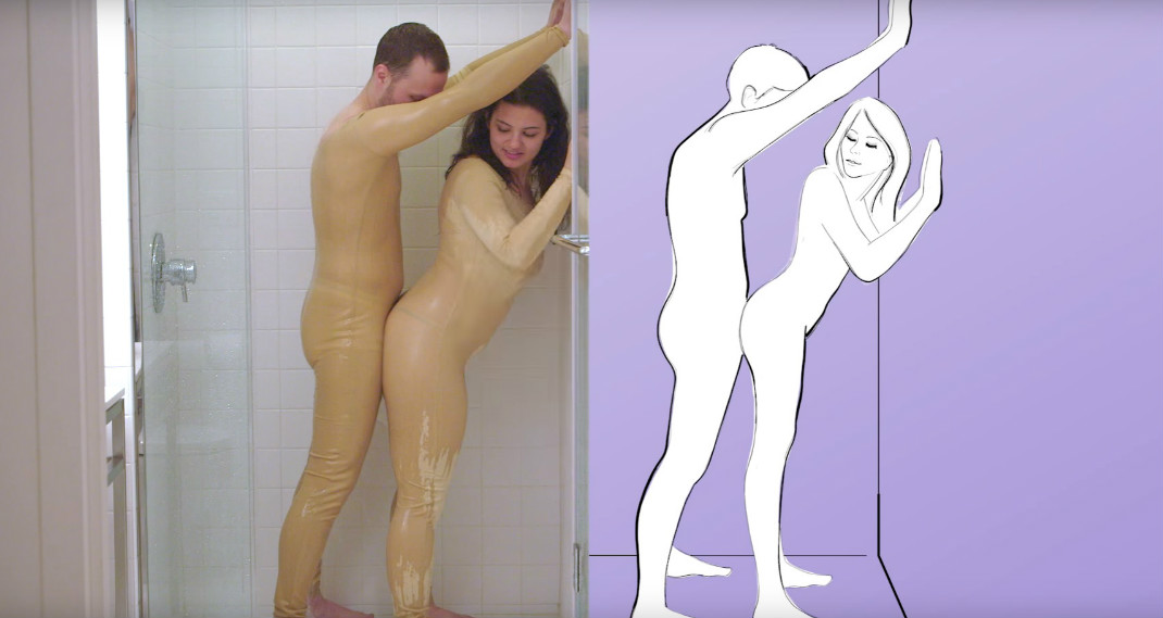 Ce couple essaie des positions sexuelles intenses pour voir si elles sont réalisables