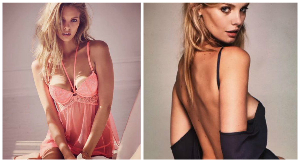 Marloes Horst montre ses seins et ses mamelons parfaits COMPLÈTEMENT