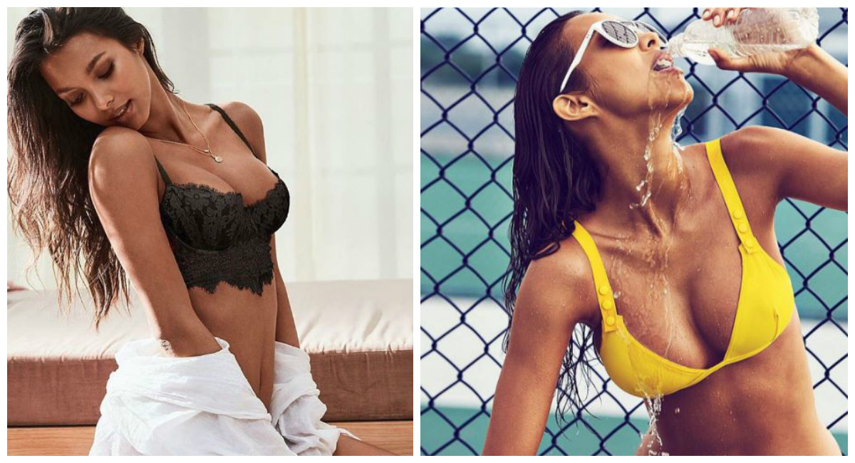 Lais Ribeiro complètement topless et c’est pas mal hot!