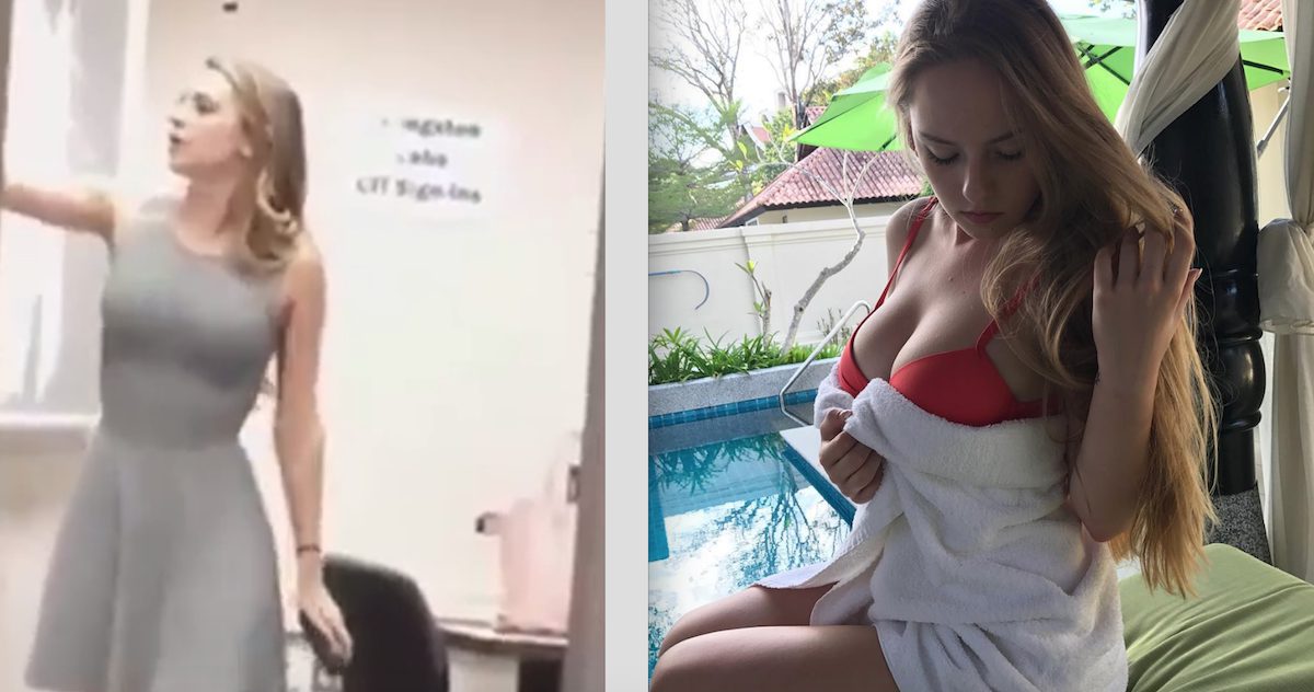 La prof qui s’était fait filmer par son élève en cachette est maintenant devenue une star du web.