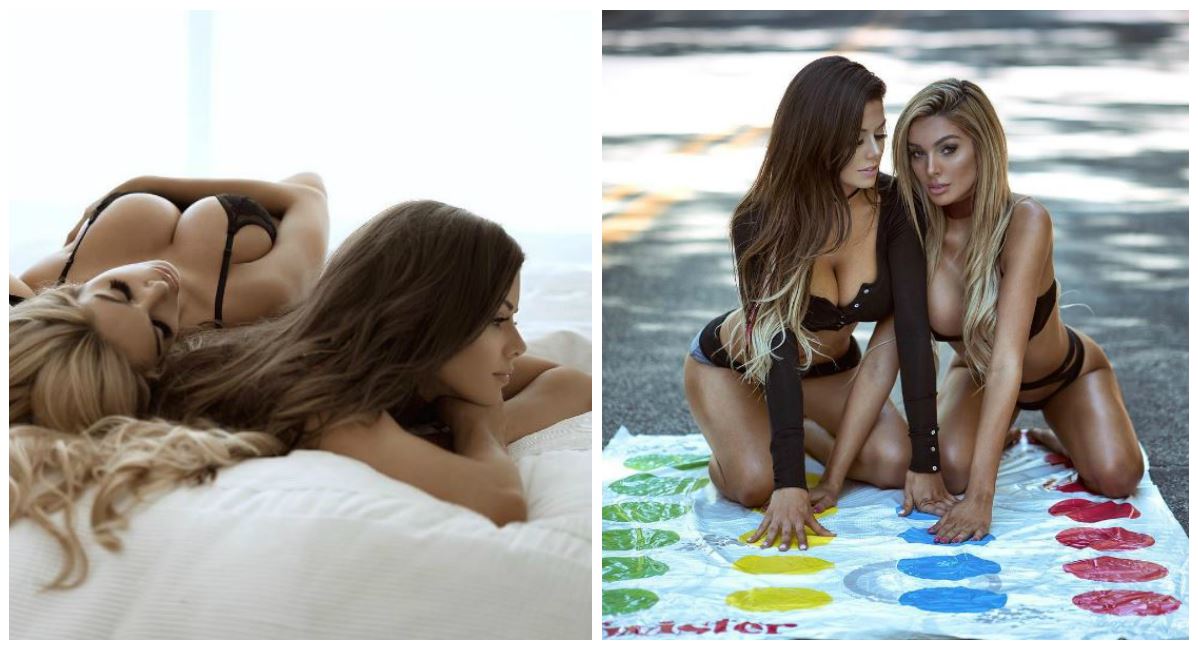 Juli Annee envoie une vidéo torride où elle embrasse une fille langoureusement