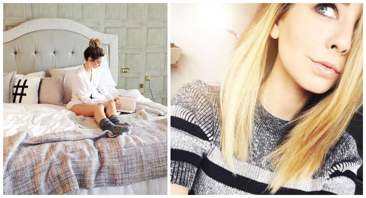 Zoella prend une photo topless pour faire taire les critiques sur son corps