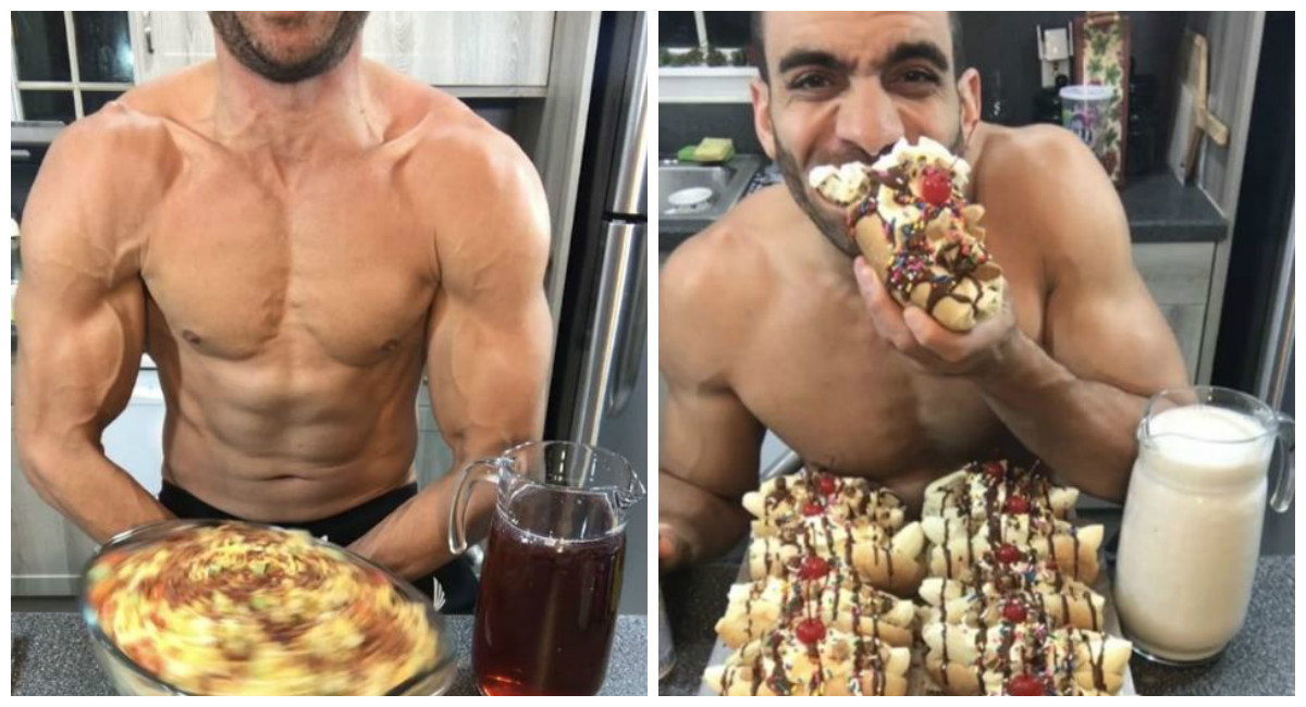 Il mange 4000 calories tous les soirs pour souper et a un corps de dieu