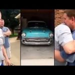 Un fils réalise le rêve de son père en lui offrant une Chevy Bel-Air 57!