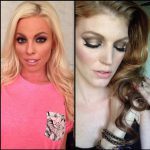 10 actrices XXX et mannequins avant et après maquillage