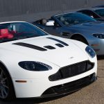 Essai de la gamme Aston Martin sur piste